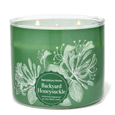 Bath & Body Works Backyard Honeysuckle 3-Wick Candle 411g